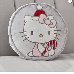 NWT Pottery Barn Hello Kitty Holiday Lush Velvet Pillow